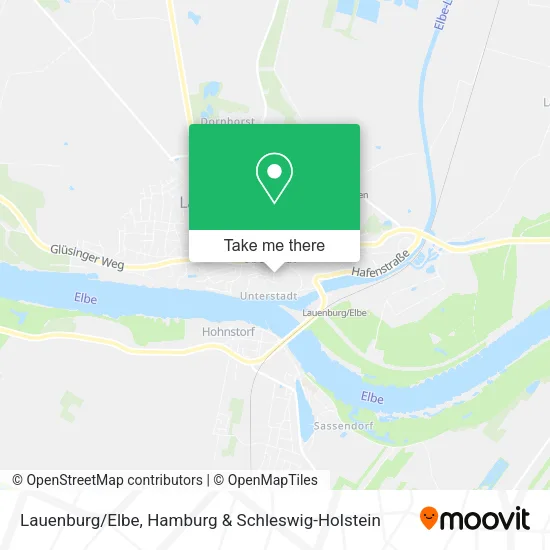 Карта Lauenburg/Elbe