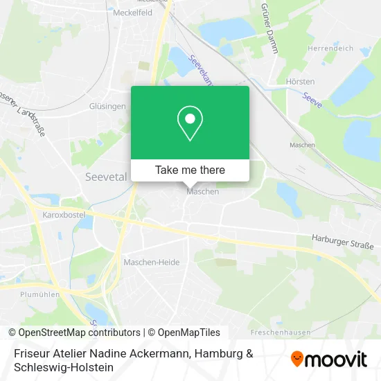 Карта Friseur Atelier Nadine Ackermann
