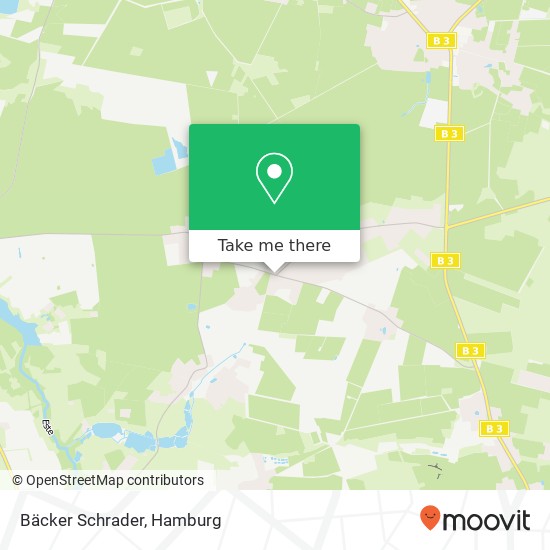 Карта Bäcker Schrader