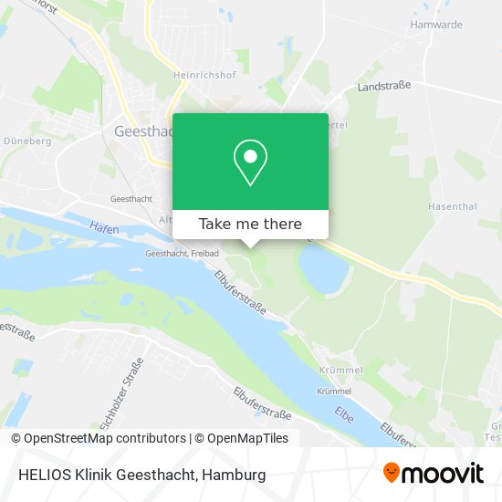 HELIOS Klinik Geesthacht map