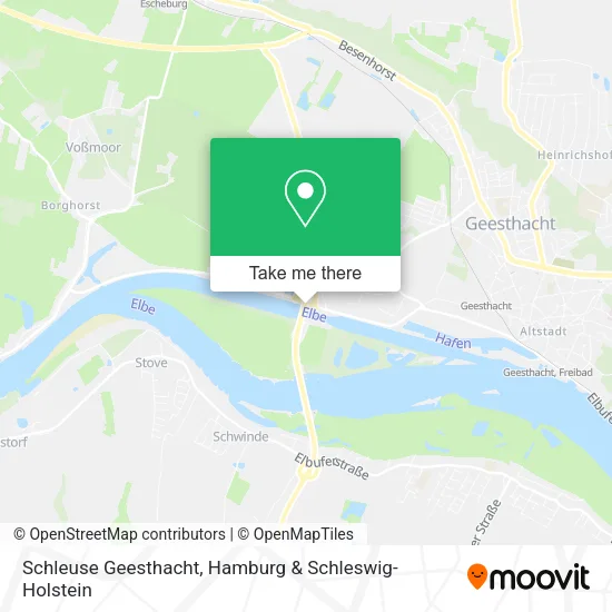 Карта Schleuse Geesthacht