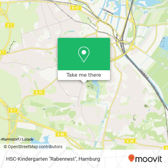 HSC-Kindergarten "Rabennest" map