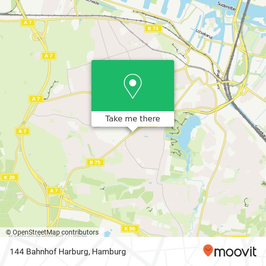 144 Bahnhof Harburg map
