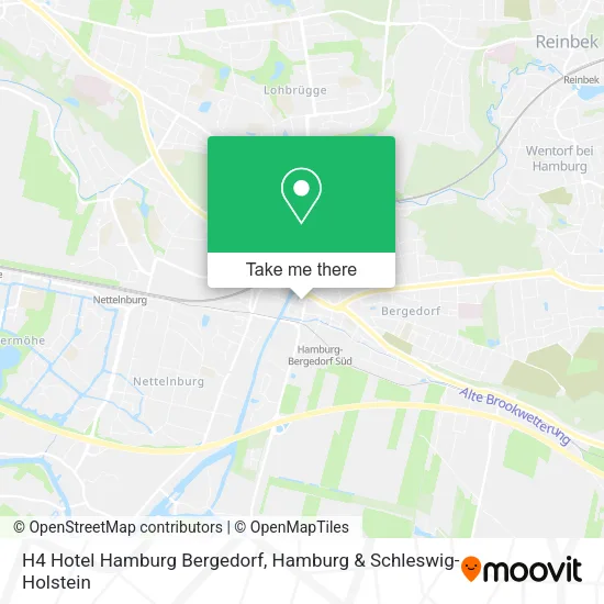 Карта H4 Hotel Hamburg Bergedorf