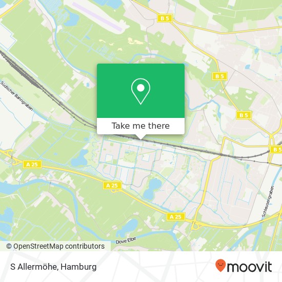 S Allermöhe map