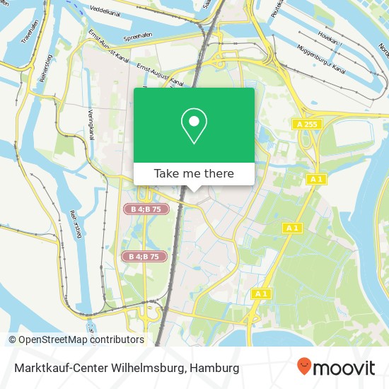 Marktkauf-Center Wilhelmsburg map