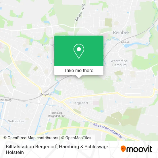 Карта Billtalstadion Bergedorf