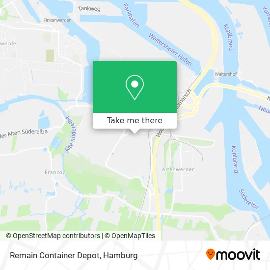 Карта Remain Container Depot