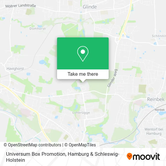 Universum Box Promotion map