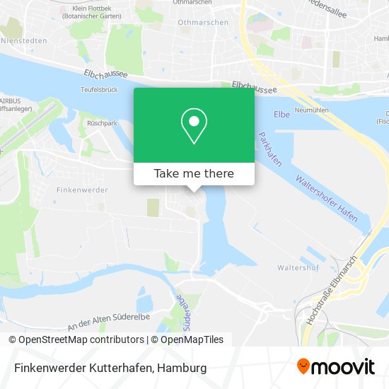 Finkenwerder Kutterhafen map