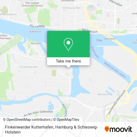 Карта Finkenwerder Kutterhafen