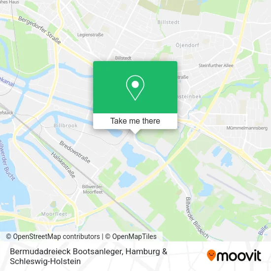 Карта Bermudadreieck Bootsanleger