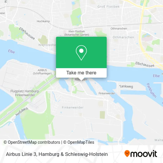 Карта Airbus Linie 3