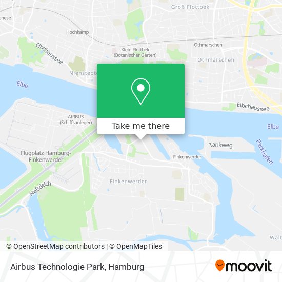 Airbus Technologie Park map