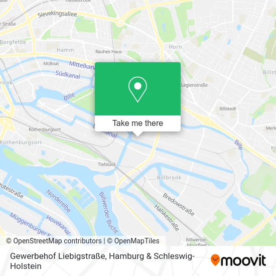 Карта Gewerbehof Liebigstraße