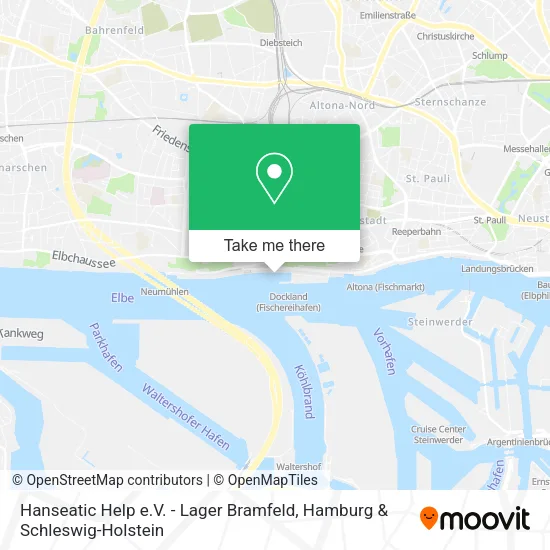 Карта Hanseatic Help e.V. - Lager Bramfeld