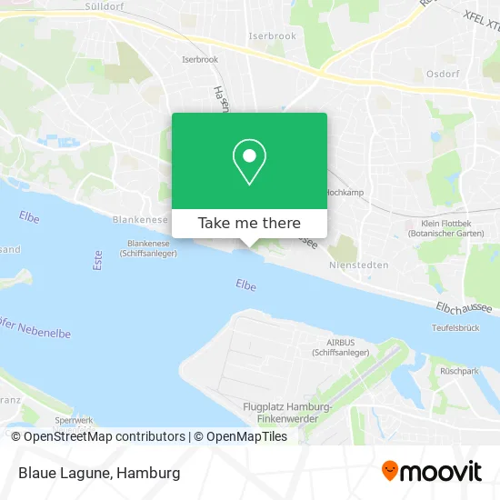 Карта Blaue Lagune