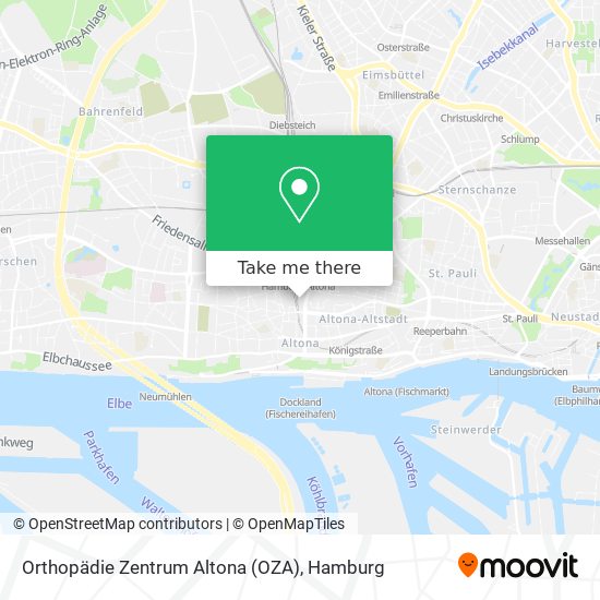 Orthopädie Zentrum Altona (OZA) map