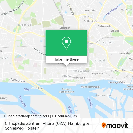 Orthopädie Zentrum Altona (OZA) map
