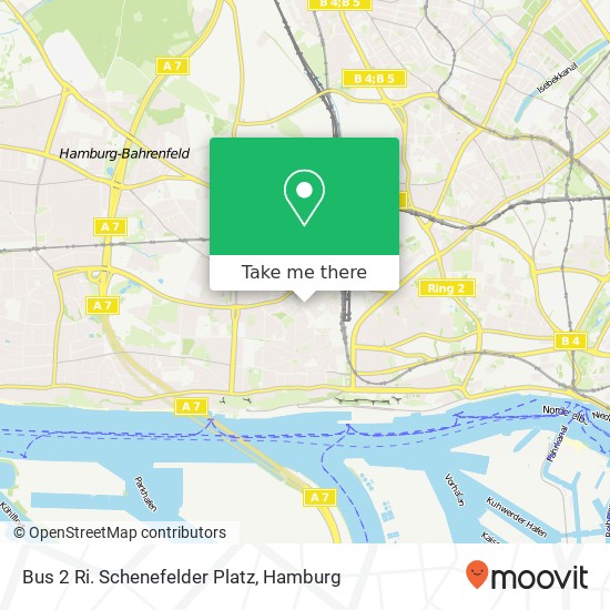 Bus 2 Ri. Schenefelder Platz map