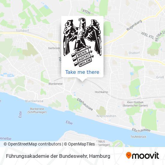 Führungsakademie der Bundeswehr map