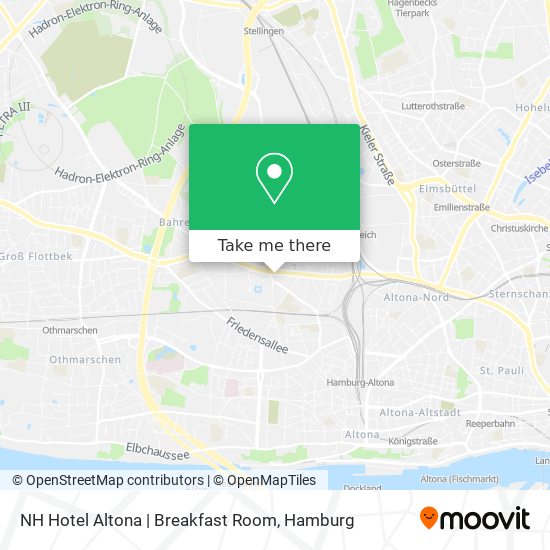 NH Hotel Altona | Breakfast Room map
