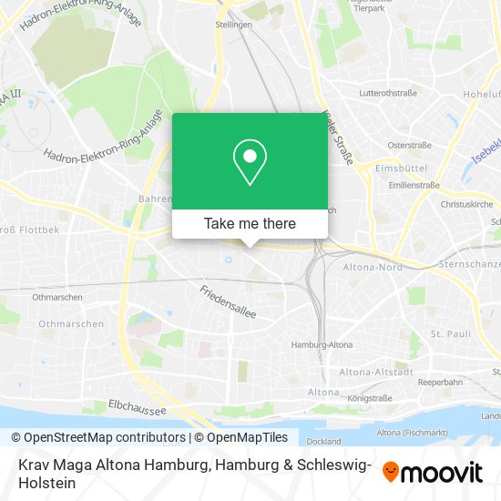 Krav Maga Altona Hamburg map