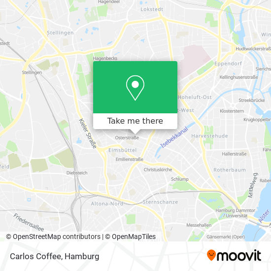 Карта Carlos Coffee