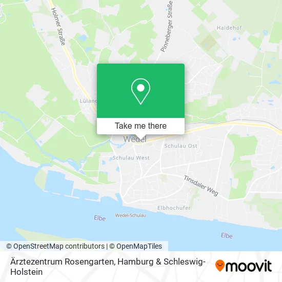 Карта Ärztezentrum Rosengarten