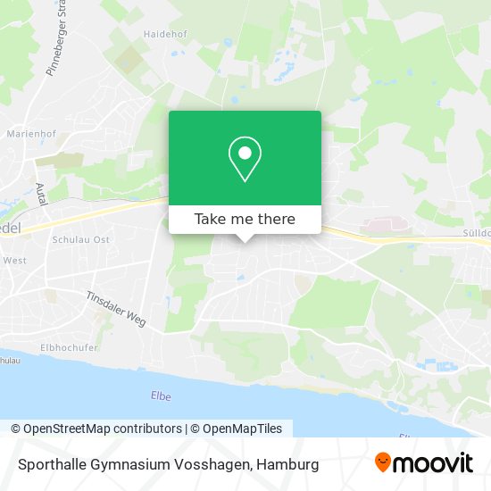 Sporthalle Gymnasium Vosshagen map