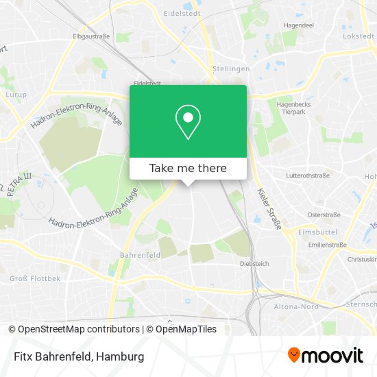 Fitx Bahrenfeld map