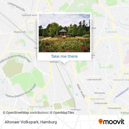 Altonaer Volkspark map