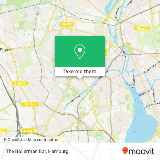 The Boilerman Bar map