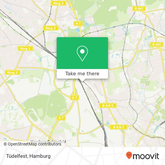 Tüdelfest map