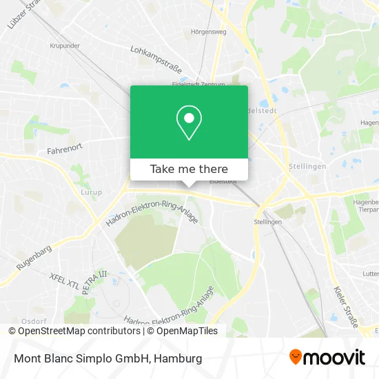 Карта Mont Blanc Simplo GmbH