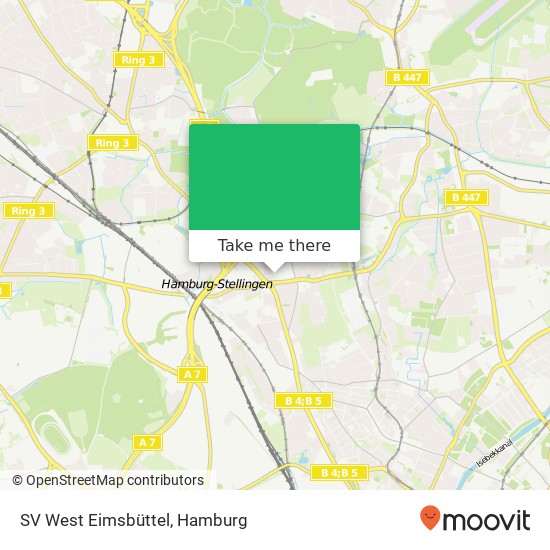 SV West Eimsbüttel map