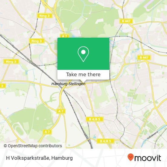 H Volksparkstraße map