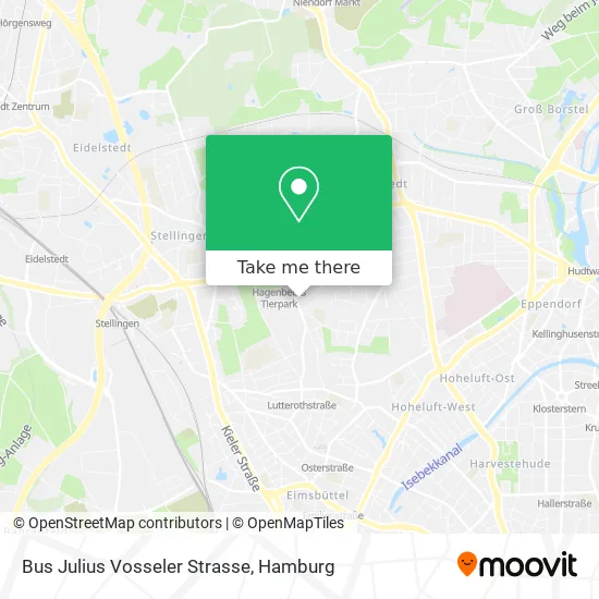 Карта Bus Julius Vosseler Strasse