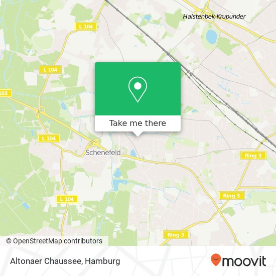 Карта Altonaer Chaussee