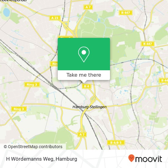 Карта H Wördemanns Weg