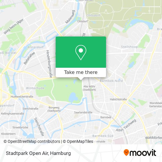 Stadtpark Open Air map