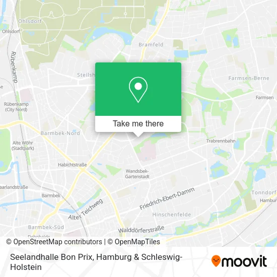 Карта Seelandhalle Bon Prix