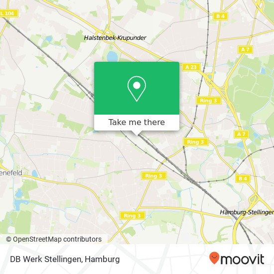 DB Werk Stellingen map