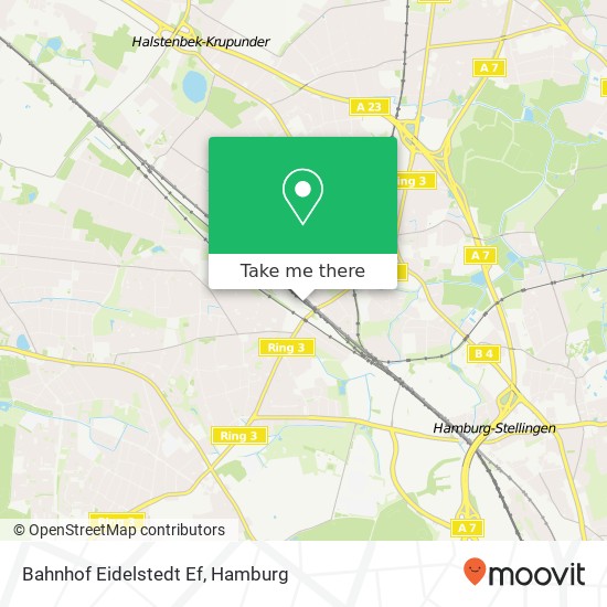 Bahnhof Eidelstedt Ef map