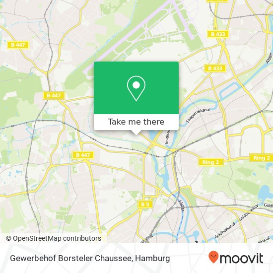 Gewerbehof Borsteler Chaussee map