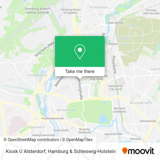 Карта Kiosk U Alsterdorf