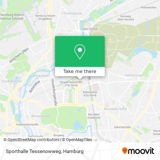 Sporthalle Tessenowweg map