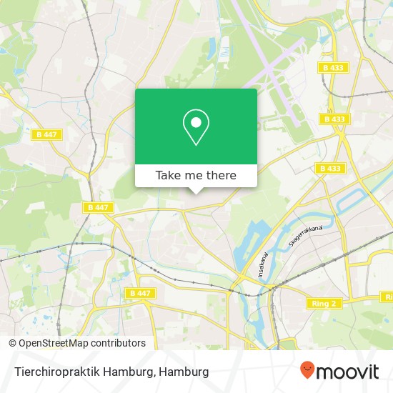 Карта Tierchiropraktik Hamburg