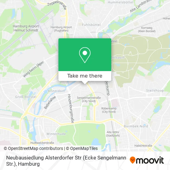 Карта Neubausiedlung Alsterdorfer Str (Ecke Sengelmann Str.)