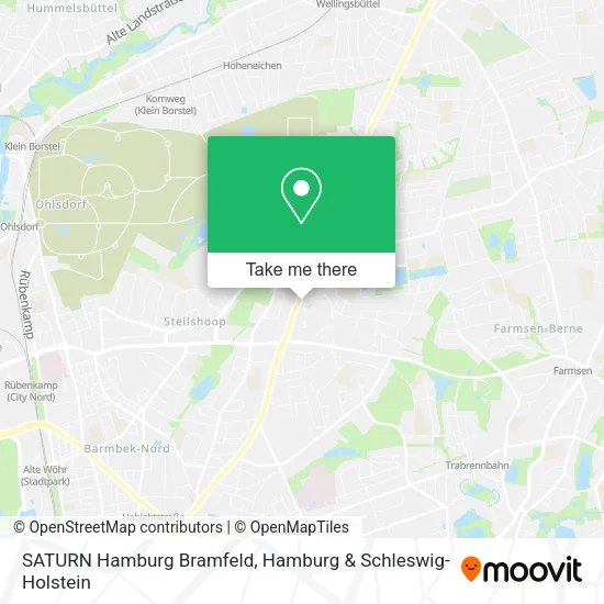 Карта SATURN Hamburg Bramfeld
